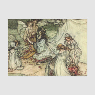Shakespeares fee “Titania” door Arthur Rackham Tissuepapier