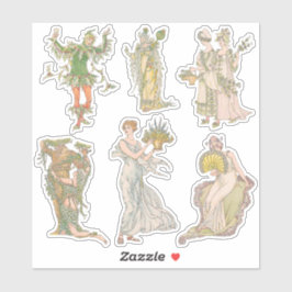  Shakespeares Garden Flowers Journal Kit Sticker