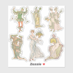 Shakespeares Garden Flowers Journal Kit Sticker