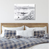 Shakespeare's geboorteplaats canvas afdruk (Insitu (Slaapkamer))