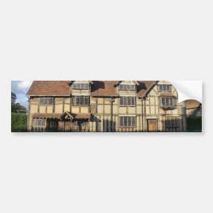Shakespeare's geboorteplaats in Stratford Upon Avo Bumpersticker