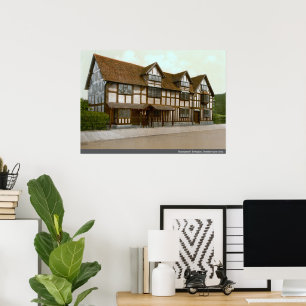 Shakespeares geboorteplaats Stratford-upon-Avon Poster