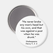 Shakespeare's Insult Magnet (Voorkant / Achterkant)