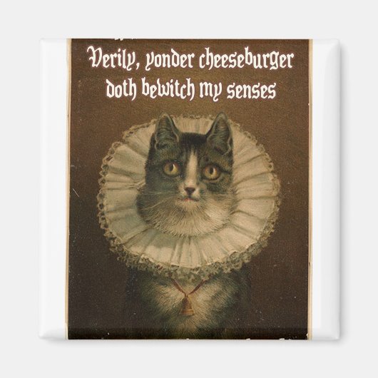 Shakespeare's kat magneet (Voorkant)