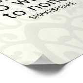 Shakespeare's Love All, vertrouw op een paar, doe. Poster (Hoek)