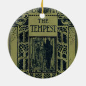 Shakespeare's Tempest-versiering Keramisch Ornament (Achterkant)
