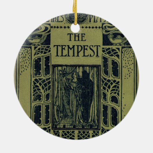 Shakespeare's Tempest-versiering Keramisch Ornament (Achterkant)