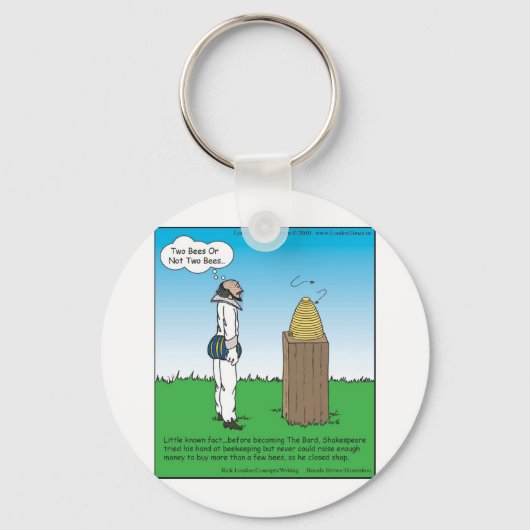 Shakespeare's The BeeKeeper Funny Gifts & T - shir Sleutelhanger (Voorkant)