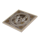 Shakespeare's Winterband Antiek Repro Minton Tegeltje (Zijkant)