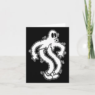 Shakey Koko De Clown Ghost Schattige Ghost Hallowe Kaart