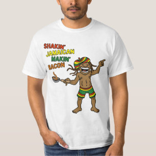 Shakin' Jamaican Makin' Bacon T-shirt