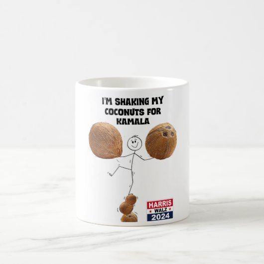 Shaking My Coconuts voor Kamala Koffiemok (Center)