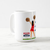 Shaking My Coconuts voor Kamala Koffiemok (Voorkant links)