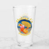 Shaking Up Summer Glas (Achterkant)