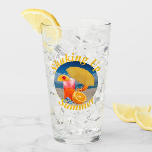 Shaking Up Summer Glas (Voorkant ijs)