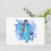 Shakira Blue Kaart (Staand voorkant)