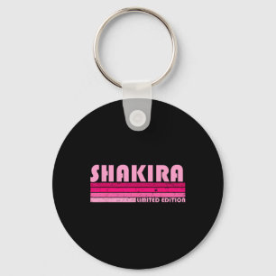 Shakira Naam Persoonlijke Retro Vintage 80s 90s Bi Sleutelhanger