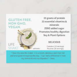 Shaklee Life Shake Briefkaart
