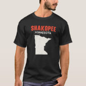 Shakopee Minnesota USA State America Travel Minnes T-shirt (Voorkant)