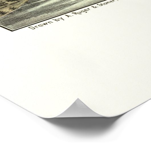 Shakopee, MN Panoramic Map - 1869 Poster (Hoek)