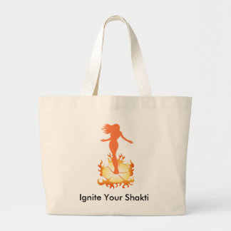 Shakti_large, Ignite Your Shakti Grote Tote Bag