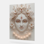 Shakti Within - Minimal Devi Illustration Acryl Bord (Hoek)