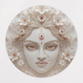 Shakti Within - Minimal Devi Illustration Labels (Design 1)