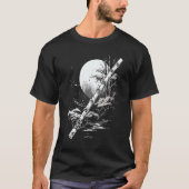 Shakuhachi Japanse bamboefluit Japanse kunstgreep T-shirt (Voorkant)