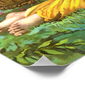 Shakuntala Patralekhana door Raja Ravi Varma Poster (Hoek)