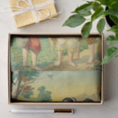 Shakuntala Sakhi van Raja Ravi Varma Tissuepapier (Geschenk)