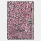 Shakura Cherry Blossom Pink Deken (Voorkant Verticaal)
