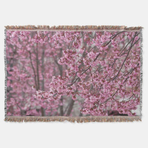 Shakura Kersenbloesems Stromend Roze Deken