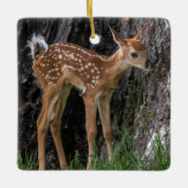Shaky Legs Fawn Keramisch Ornament