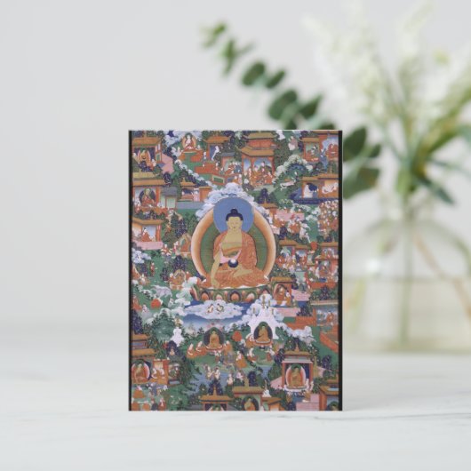 Shakyamuni Buddha Briefkaart (Staand voorkant)