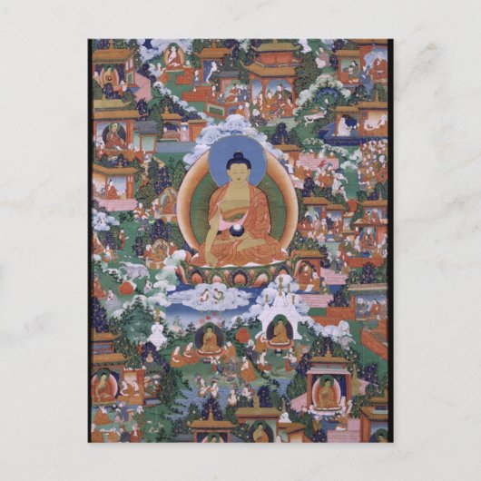 Shakyamuni Buddha Briefkaart (Voorkant)