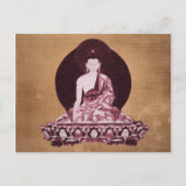 Shakyamuni Buddha Grunge Vintage Briefkaart (Voorkant)