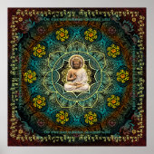 Shakyamuni Buddha Mantra Poster (Voorkant)