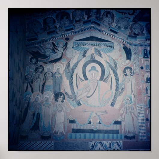 Shakyamuni Buddha prediken Poster (Voorkant)