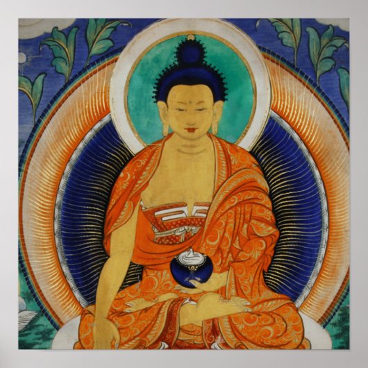 Shakyamuni Thangka Poster (Voorkant)