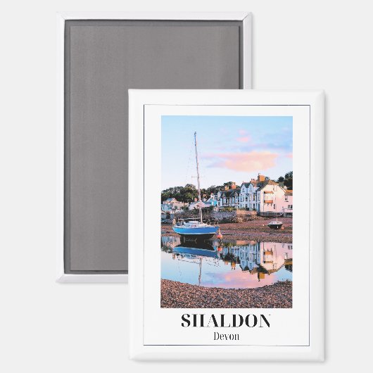 Shaldon, Devon, Engeland Magneet (Voorkant / Achterkant)