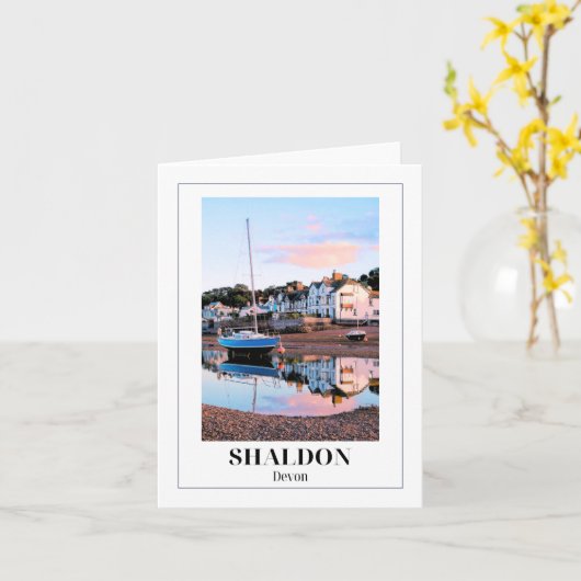 Shaldon, Devon Kaart (Gele Bloem)