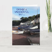 Shaldon, Einde van een prachtige dag - Verjaardags Kaart (Voorkant)