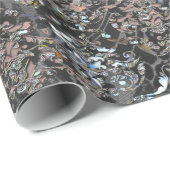 Shallipare III Koninklijke Barok Damask Cadeaupapier (Rol Hoek)