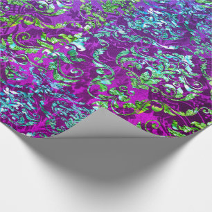 Shallipare Multifleet Royal Baroque Damask Cadeaupapier