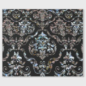 Shalliveye III Baroque Damask Glossy Cadeaupapier (Vlak)