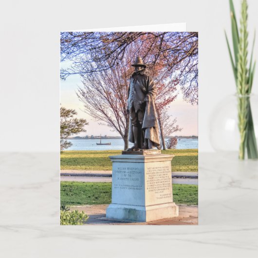 shallop van de heren Bradford en Mayflower II Kaart (Voorkant)