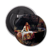 Shallot Boat JW Waterhouse Romantic Art Button Flesopener (Voorkant)