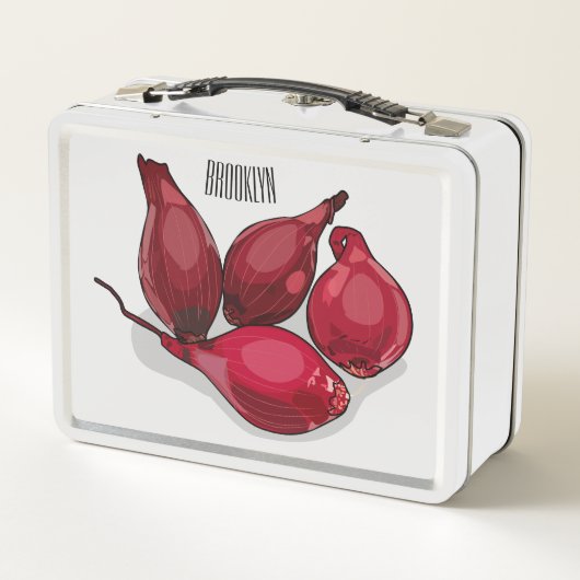 Shallot cartoon illustratie (Achterkant)