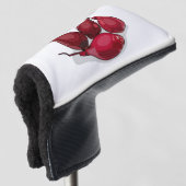 Shallot cartoon illustratie golfheadcover (3/4 voorkant)