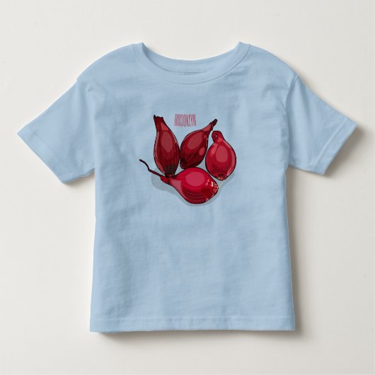 Shallot cartoon illustratie kinder shirts (Voorkant)